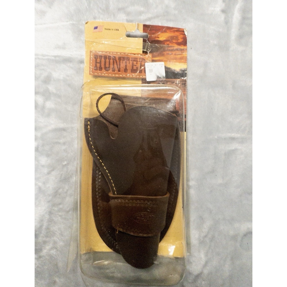 VTG Hunter Cross Draw Loop Holster Sz 40 In Original Packaging Brown Leather